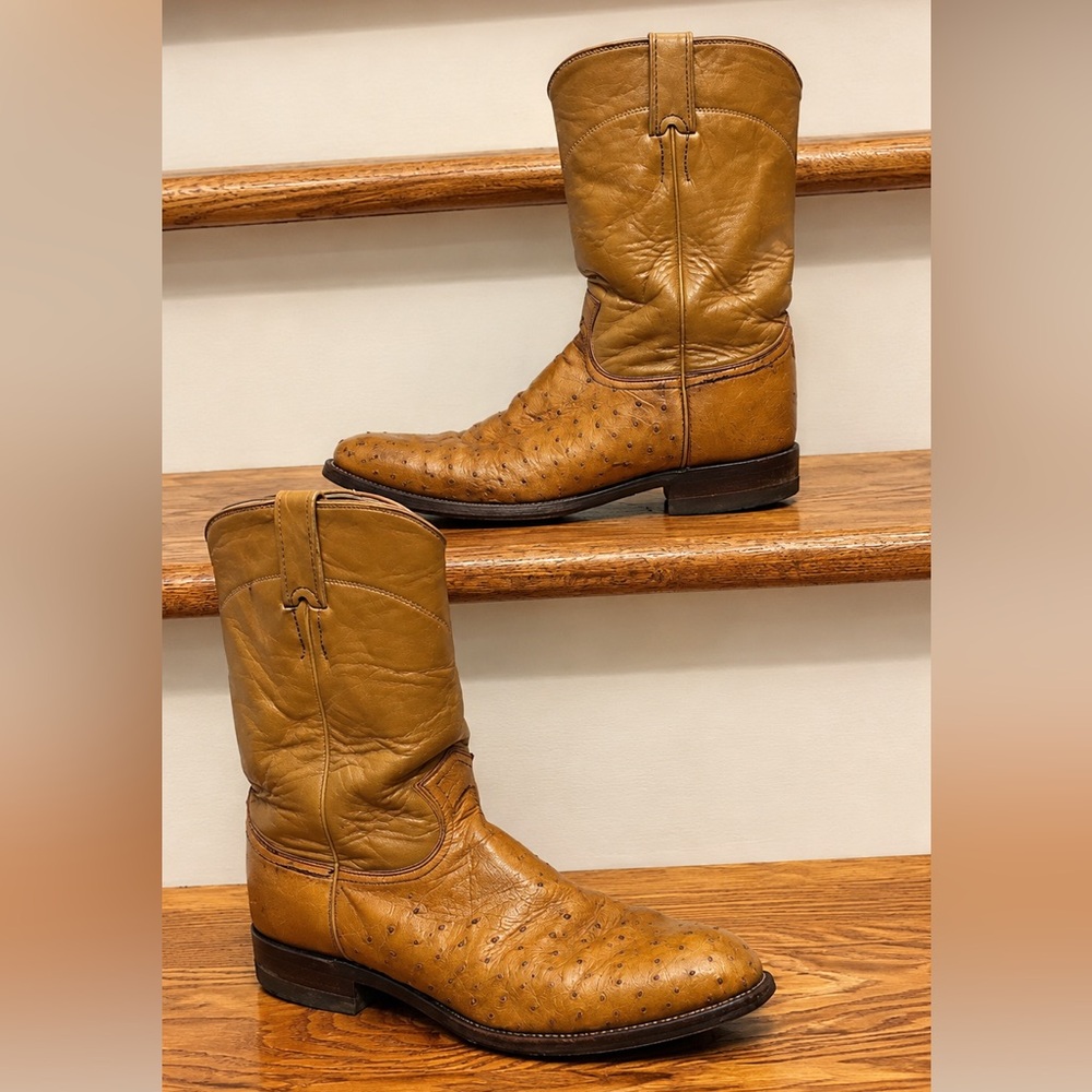 Men's Ostrich Ropers 9.5D